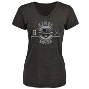 Anze Kopitar Women's Los Angeles Kings Insignia Tri-Blend T-Shirt - Black