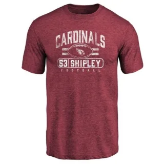 A.Q. Shipley Arizona Cardinals Flanker Tri-Blend T-Shirt - Maroon