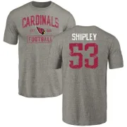 A.Q. Shipley Arizona Cardinals Gray Distressed Name & Number Tri-Blend T-Shirt