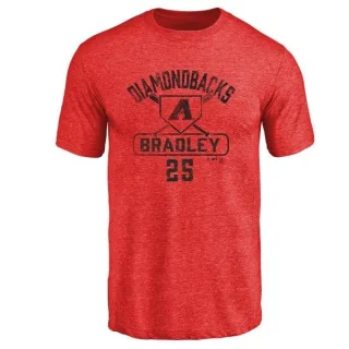 Archie Bradley Arizona Diamondbacks Base Runner Tri-Blend T-Shirt - Red