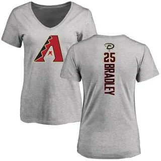 Archie Bradley Women's Arizona Diamondbacks Backer Slim Fit T-Shirt - Ash