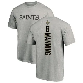 Archie Manning New Orleans Saints Backer T-Shirt - Ash