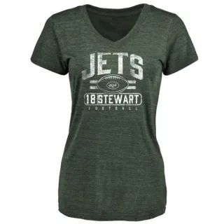 ArDarius Stewart Women's New York Jets Flanker Tri-Blend T-Shirt - Green