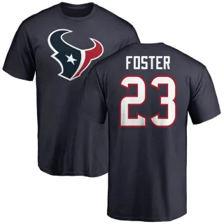 Arian Foster Houston Texans Name & Number Logo T-Shirt - Navy