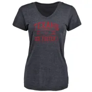 Arian Foster Women's Houston Texans Flanker Tri-Blend T-Shirt - Navy