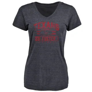 Arian Foster Women's Houston Texans Flanker Tri-Blend T-Shirt - Navy