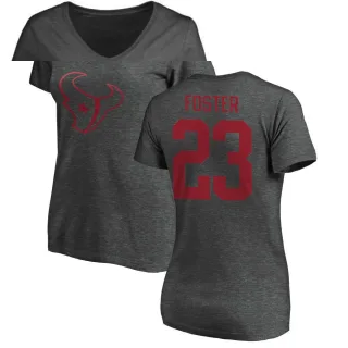 Arian Foster Women's Houston Texans One Color T-Shirt - Ash