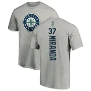 Ariel Miranda Seattle Mariners Backer T-Shirt - Ash