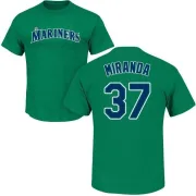 Ariel Miranda Seattle Mariners Name & Number T-Shirt - Green