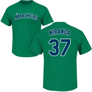 Ariel Miranda Seattle Mariners Name & Number T-Shirt - Green