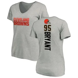 Armonty Bryant Women's Cleveland Browns Backer V-Neck T-Shirt - Ash