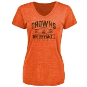 Armonty Bryant Women's Cleveland Browns Flanker Tri-Blend T-Shirt - Orange