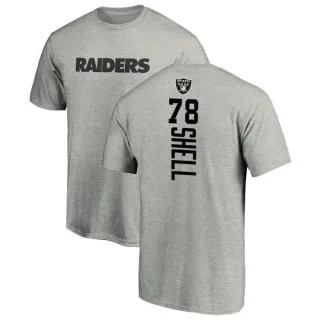 Art Shell Oakland Raiders Backer T-Shirt - Ash