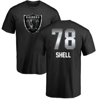 Art Shell Oakland Raiders Midnight Mascot T-Shirt - Black