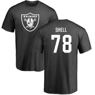 Art Shell Oakland Raiders One Color T-Shirt - Ash