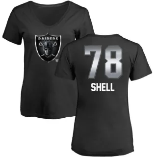 Art Shell Women's Oakland Raiders Midnight Mascot T-Shirt - Black