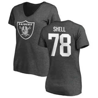 Art Shell Women's Oakland Raiders One Color T-Shirt - Ash