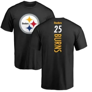 Artie Burns Pittsburgh Steelers Backer T-Shirt - Black