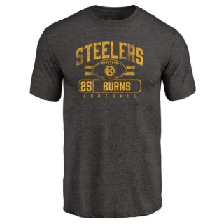 Artie Burns Pittsburgh Steelers Flanker Tri-Blend T-Shirt - Black