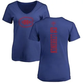 Artturi Lehkonen Women's Montreal Canadiens One Color Backer T-Shirt - Royal