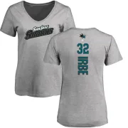 Arturs Irbe Women's San Jose Sharks Backer T-Shirt - Ash