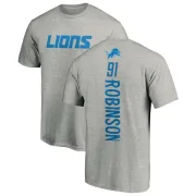 A'Shawn Robinson Detroit Lions Backer T-Shirt - Ash