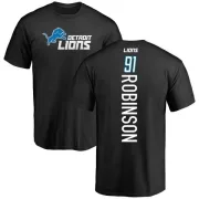 A'Shawn Robinson Detroit Lions Backer T-Shirt - Black