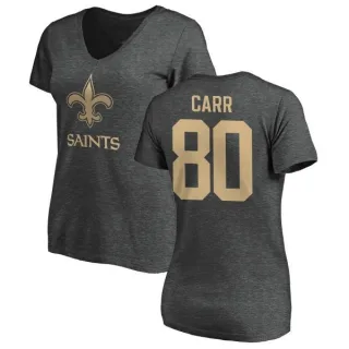 Austin Carr Women's New Orleans Saints One Color T-Shirt - Ash