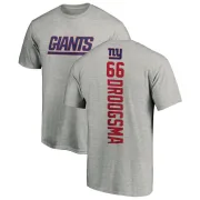 Austin Droogsma New York Giants Backer T-Shirt - Ash