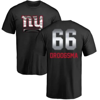 Austin Droogsma New York Giants Midnight Mascot T-Shirt - Black