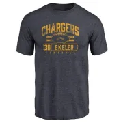 Austin Ekeler Los Angeles Chargers Flanker Tri-Blend T-Shirt - Navy