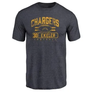 Austin Ekeler Los Angeles Chargers Flanker Tri-Blend T-Shirt - Navy