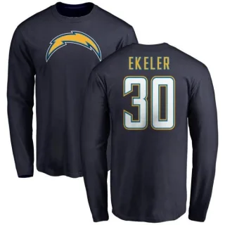 Austin Ekeler Los Angeles Chargers Name & Number T-Shirt - Navy -