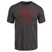 Austin Hooper Atlanta Falcons Flanker Tri-Blend T-Shirt - Black