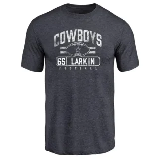 Austin Larkin Dallas Cowboys Flanker Tri-Blend T-Shirt - Navy