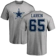 Austin Larkin Dallas Cowboys Name & Number Logo T-Shirt - Ash