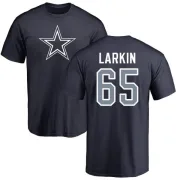 Austin Larkin Dallas Cowboys Name & Number Logo T-Shirt - Navy