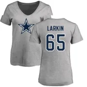 Austin Larkin Women's Dallas Cowboys Name & Number Logo T-Shirt - Ash