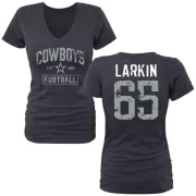 Austin Larkin Women's Dallas Cowboys Name & Number Tri-Blend T-Shirt - Navy