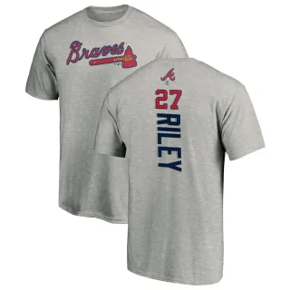 Austin Riley Atlanta Braves Backer T-Shirt - Ash