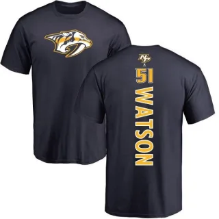 Austin Watson Nashville Predators Backer T-Shirt - Navy