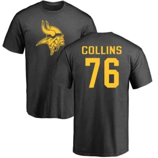 Aviante Collins Minnesota Vikings One Color T-Shirt - Ash