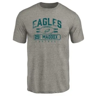 Avonte Maddox Philadelphia Eagles Flanker Tri-Blend T-Shirt - Gray