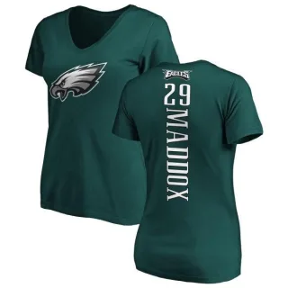 Avonte Maddox Women's Philadelphia Eagles Backer Slim Fit T-Shirt - Green