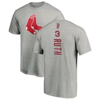 Babe Ruth Boston Red Sox Backer T-Shirt - Ash