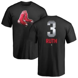 Babe Ruth Boston Red Sox Midnight Mascot T-Shirt - Black