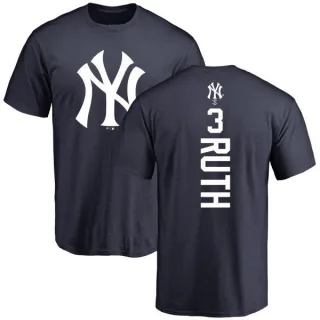 Babe Ruth New York Yankees Backer T-Shirt - Navy