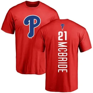 Bake Mcbride Philadelphia Phillies Backer T-Shirt - Red