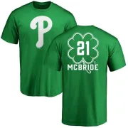 Bake Mcbride Philadelphia Phillies Dubliner Name & Number T-Shirt - Kelly Green