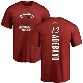 Bam Adebayo Miami Heat Cardinal Backer T-Shirt